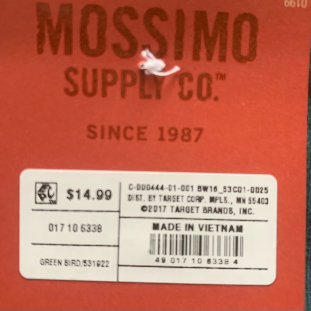 Mossimo teal high-waist crop legging NWT - Picture 7 of 7